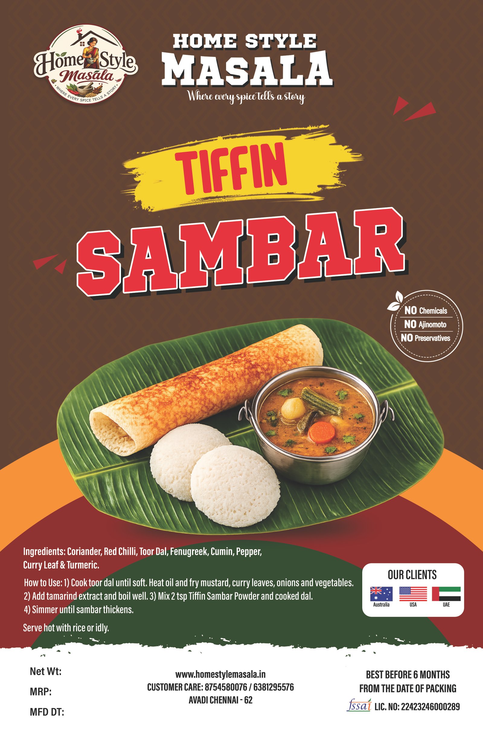 Tiffin Sambar