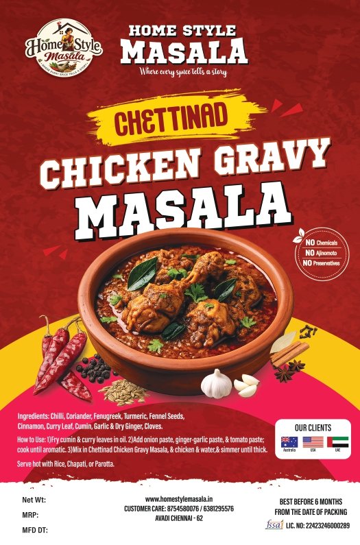 Chettinad Chicken Gravy Masala