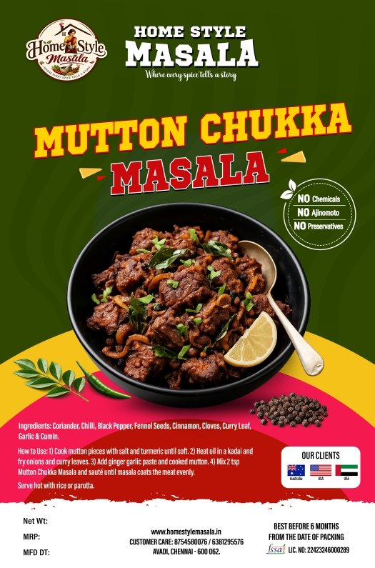 Mutton Chuckka Masala