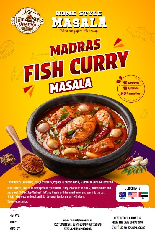 Madras Fish Curry Masals