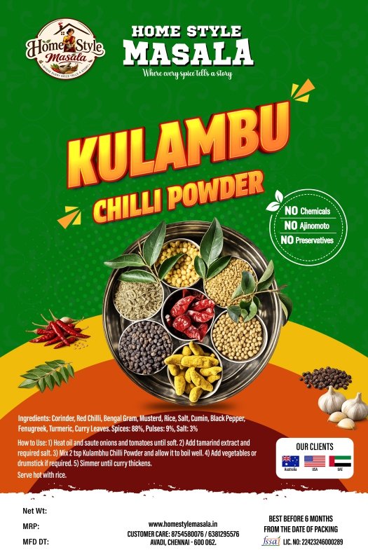 kulambhu chilli powder